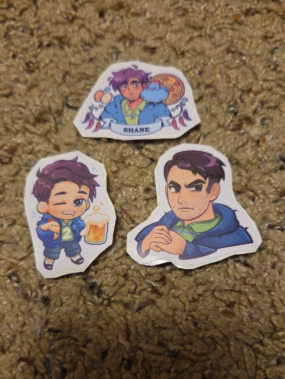 Stardew Valley Shane Sticker Set - Cozy Farm Game